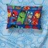 Jay Franco Bluey & Bingo 5 Piece Twin Size Bed Set – Includes Comforter & Sheet Set – Super Soft Kids Bedding Fade Resistant Microfiber (Official Bluey Product)(Blue – Avengers)