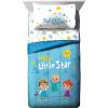 Jay Franco Bluey & Bingo 5 Piece Twin Size Bed Set – Includes Comforter & Sheet Set – Super Soft Kids Bedding Fade Resistant Microfiber (Official Bluey Product)(Blue – Cocomelon)