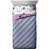 Jay Franco Bluey & Bingo 5 Piece Twin Size Bed Set – Includes Comforter & Sheet Set – Super Soft Kids Bedding Fade Resistant Microfiber (Official Bluey Product)(Pink – Minnie Mouse)