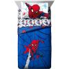 Jay Franco Bluey & Bingo 5 Piece Twin Size Bed Set – Includes Comforter & Sheet Set – Super Soft Kids Bedding Fade Resistant Microfiber (Official Bluey Product)(Multi – Spiderman)