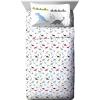 Jay Franco Bluey & Bingo 5 Piece Twin Size Bed Set – Includes Comforter & Sheet Set – Super Soft Kids Bedding Fade Resistant Microfiber (Official Bluey Product)(Gray – Dinosaur)