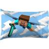 Jay Franco Bluey & Bingo 5 Piece Twin Size Bed Set – Includes Comforter & Sheet Set – Super Soft Kids Bedding Fade Resistant Microfiber (Official Bluey Product)(Green – Minecraft)