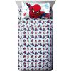 Jay Franco Bluey & Bingo 5 Piece Twin Size Bed Set – Includes Comforter & Sheet Set – Super Soft Kids Bedding Fade Resistant Microfiber (Official Bluey Product)(Blue – Spiderman)