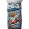 Jay Franco Bluey & Bingo 5 Piece Twin Size Bed Set – Includes Comforter & Sheet Set – Super Soft Kids Bedding Fade Resistant Microfiber (Official Bluey Product)(Cars)