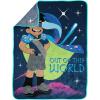 Jay Franco Bluey & Bingo Plush Throw Blanket for Boys & Girls – 46″ x 60″ Soft Fleece Kids Blanket for Bedroom, Couch & Travel, Official Licensed Product(Blue – Elio)