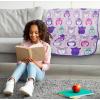 Jay Franco Bluey & Bingo Plush Throw Blanket for Boys & Girls – 46″ x 60″ Soft Fleece Kids Blanket for Bedroom, Couch & Travel, Official Licensed Product(Purple – Furby)