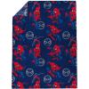 Jay Franco Bluey & Bingo Plush Throw Blanket for Boys & Girls – 46″ x 60″ Soft Fleece Kids Blanket for Bedroom, Couch & Travel, Official Licensed Product(Navy – Spiderman)