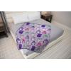 Jay Franco Bluey & Bingo Plush Throw Blanket for Boys & Girls – 46″ x 60″ Soft Fleece Kids Blanket for Bedroom, Couch & Travel, Official Licensed Product(Purple – Furby)