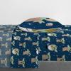 Jay Franco Bluey & Bingo Twin Comforter Set – 5 Piece Bed Set Includes Sheet Set & Pillow Covers – Super Soft Clouds & Stars Kids Bedding(Gray – Mandalorian)