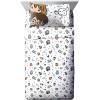Jay Franco Bluey & Bingo Twin Comforter Set – 5 Piece Bed Set Includes Sheet Set & Pillow Covers – Super Soft Clouds & Stars Kids Bedding(Harry Potter Charms)