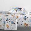 Jay Franco Bluey & Bingo Twin Comforter Set – 5 Piece Bed Set Includes Sheet Set & Pillow Covers – Super Soft Clouds & Stars Kids Bedding(Multi – Bluey)