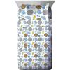 Jay Franco Bluey & Bingo Twin Comforter Set – 5 Piece Bed Set Includes Sheet Set & Pillow Covers – Super Soft Clouds & Stars Kids Bedding(Multi – Tmnt)