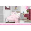Jay Franco Bluey & Bingo Twin Comforter Set – 5 Piece Bed Set Includes Sheet Set & Pillow Covers – Super Soft Clouds & Stars Kids Bedding(Pink – Hello Kitty)