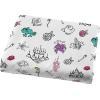 Jay Franco Bluey & Bingo Twin Comforter Set – 5 Piece Bed Set Includes Sheet Set & Pillow Covers – Super Soft Clouds & Stars Kids Bedding(Princess)