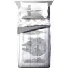 Jay Franco Bluey & Bingo Twin Comforter Set – 5 Piece Bed Set Includes Sheet Set & Pillow Covers – Super Soft Clouds & Stars Kids Bedding(White – Star Wars)