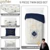 Jay Franco Kids Comforter Set Includes Sheets and Pillow Covers – Soft and Cozy Bed Set for Stylish Room Decor, Blue – Bluey 5 Piece Twin Size Bedding(Beige – Harry Potter)