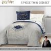 Jay Franco Kids Comforter Set Includes Sheets and Pillow Covers – Soft and Cozy Bed Set for Stylish Room Decor, Blue – Bluey 5 Piece Twin Size Bedding(Beige – Harry Potter)