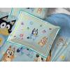 Jay Franco Kids Comforter Set Includes Sheets and Pillow Covers – Soft and Cozy Bed Set for Stylish Room Decor, Blue – Bluey 5 Piece Twin Size Bedding(Blue – Bluey)
