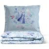 Jay Franco Kids Duvet Cover Set – 3 Piece Super Soft Bedding with Sham Pillowcase, Cover ONLY Comforter Not Included, Multi – Bluey, Queen(Blue – Frozen)