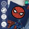 Jay Franco Kids Duvet Cover Set – 3 Piece Super Soft Bedding with Sham Pillowcase, Cover ONLY Comforter Not Included, Multi – Bluey, Queen(Blue – Spiderman)