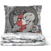 Jay Franco Kids Duvet Cover Set – 3 Piece Super Soft Bedding with Sham Pillowcase, Cover ONLY Comforter Not Included, Multi – Bluey, Queen(Grey – Marvel Comics)
