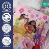 Jay Franco Kids Duvet Cover Set – 3 Piece Super Soft Bedding with Sham Pillowcase, Cover ONLY Comforter Not Included, Multi – Bluey, Queen(Pink – Princess)