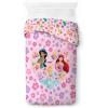 Jay Franco Kids Duvet Cover Set – 3 Piece Super Soft Bedding with Sham Pillowcase, Cover ONLY Comforter Not Included, Multi – Bluey, Queen(Pink – Princess)