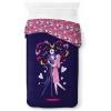 Jay Franco Kids Duvet Cover Set – 3 Piece Super Soft Bedding with Sham Pillowcase, Cover ONLY Comforter Not Included, Multi – Bluey, Queen(Purple – Nightmare Before Christmas)