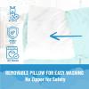 Jay Franco Kids Nap Mat with Embedded Pillow & Blanket – Soft 46″x20″ Microfiber Sleeping Bag with Name Tag & Handle for School, Travel, Sleepover, Blue – Bluey(Blue – Bluey)