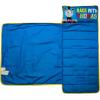 Jay Franco Kids Nap Mat with Embedded Pillow & Blanket – Soft 46″x20″ Microfiber Sleeping Bag with Name Tag & Handle for School, Travel, Sleepover, Blue – Bluey(Multi-thomas)