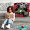 Jay Franco Kids Plush Throw Blanket – Soft & Comfy Throw for Couch or Bed – Cozy Home Décor for Living Room & Bedroom, Blue – Bluey, 40×50 – Travel Blanket(Red – Monster Jam)