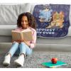 Jay Franco Kids Plush Throw Blanket – Soft & Comfy Throw for Couch or Bed – Cozy Home Décor for Living Room & Bedroom, Blue – Bluey, 40×50 – Travel Blanket(Blue – Bluey)