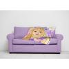 Jay Franco Kids Plush Throw Blanket – Soft & Comfy Throw for Couch or Bed – Cozy Home Décor for Living Room & Bedroom, Blue – Bluey, 40×50 – Travel Blanket(Purple – Disney Princess Rapunzel)
