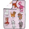 Jay Franco Kids Plush Throw Blanket – Soft & Comfy Throw for Couch or Bed – Cozy Home Décor for Living Room & Bedroom, Blue – Bluey, 40×50 – Travel Blanket(Pink – Disney Cats)