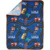 Jay Franco Kids Plush Throw Blanket – Soft & Comfy Throw for Couch or Bed – Cozy Home Décor for Living Room & Bedroom, Blue – Bluey, 40×50 – Travel Blanket(Blue – Blippi)