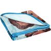 Jay Franco Kids Plush Throw Blanket – Soft & Comfy Throw for Couch or Bed – Cozy Home Décor for Living Room & Bedroom, Blue – Bluey, 40×50 – Travel Blanket(Blue – Moana)