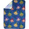 Jay Franco Kids Plush Throw Blanket – Soft & Comfy Throw for Couch or Bed – Cozy Home Décor for Living Room & Bedroom, Blue – Bluey, 40×50 – Travel Blanket(Blue – Teletubbies)