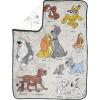 Jay Franco Kids Plush Throw Blanket – Soft & Comfy Throw for Couch or Bed – Cozy Home Décor for Living Room & Bedroom, Blue – Bluey, 40×50 – Travel Blanket(Beige – Disney Dogs)