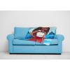 Jay Franco Kids Plush Throw Blanket – Soft & Comfy Throw for Couch or Bed – Cozy Home Décor for Living Room & Bedroom, Blue – Bluey, 40×50 – Travel Blanket(Blue – Moana)