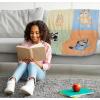 Jay Franco Kids Plush Throw Blanket – Soft & Comfy Throw for Couch or Bed – Cozy Home Décor for Living Room & Bedroom, Multi – Bluey, 46×60 – Throw Blanket(Multi – Bluey)