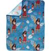 Jay Franco Kids Plush Throw Blanket – Soft & Comfy Throw for Couch or Bed – Cozy Home Décor for Living Room & Bedroom, Multi – Bluey, 46×60 – Throw Blanket(Blue – Moana)