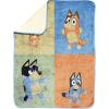 Jay Franco Kids Plush Throw Blanket – Soft & Comfy Throw for Couch or Bed – Cozy Home Décor for Living Room & Bedroom, Multi – Bluey, 46×60 – Throw Blanket(Multi – Bluey)