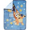 Jay Franco Kids Plush Throw Blanket – Soft & Comfy Throw for Couch or Bed – Cozy Home Décor for Living Room & Bedroom, Multi – Bluey, 46×60 – Throw Blanket(Blue – Bluey)