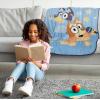 Jay Franco Kids Plush Throw Blanket – Soft & Comfy Throw for Couch or Bed – Cozy Home Décor for Living Room & Bedroom, Multi – Bluey, 46×60 – Throw Blanket(Blue – Bluey)