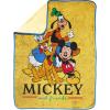 Jay Franco Kids Plush Throw Blanket – Soft & Comfy Throw for Couch or Bed – Cozy Home Décor for Living Room & Bedroom, Multi – Bluey, 46×60 – Throw Blanket(Yellow – Mickey and Friends)