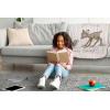 Jay Franco Kids Plush Throw Blanket – Soft & Comfy Throw for Couch or Bed – Cozy Home Décor for Living Room & Bedroom, Multi – Bluey, 46×60 – Throw Blanket(Beige – Bambi)