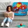 Jay Franco Kids Plush Throw Blanket – Soft & Comfy Throw for Couch or Bed – Cozy Home Décor for Living Room & Bedroom, Multi – Bluey, 46×60 – Throw Blanket(Blue – Iron Man & Friends)