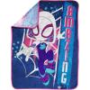 Jay Franco Kids Plush Throw Blanket – Soft & Comfy Throw for Couch or Bed – Cozy Home Décor for Living Room & Bedroom, Multi – Bluey, 46×60 – Throw Blanket(Blue – Ghost Spider)