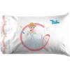 Jay Franco Kids Sheet Set with Fitted, Flat Sheets & Pillow Cover – Ultra-Soft Bedding with Pillowcase for Room Decor, Blue – Bluey & Bingo, 3 Piece Twin(White – Princess Cinderella)