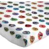 Jay Franco Kids Sheet Set with Fitted, Flat Sheets & Pillow Cover – Ultra-Soft Bedding with Pillowcase for Room Decor, Blue – Bluey & Bingo, 3 Piece Twin(Multi – Marvel Rivals)